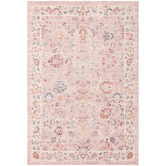 Network Rugs Pink Casey Machine Washable Rug