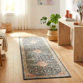 Network Rugs Midnight Power-Loomed Transitional Round Rug