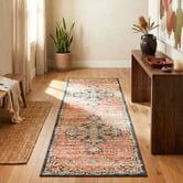 Network Rugs Brick Power-Loomed Transitional  Round Rug