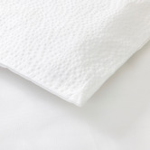 Lacoste Blanc Lacoste Tamis Organic Cotton Percale Quilt Cover