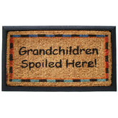 Welcome Weave Rubber and Coir Grandchild Spoiled Door Mat