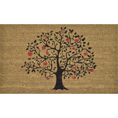Welcome Weave PVC Back CoirTree Apple