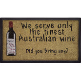 Welcome Weave Rubber and Coir Serve Wine Door Mat