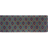 Welcome Weave Blue Diamond Hand-Woven Coir Doormat