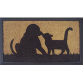 Welcome Weave Dog &amp; Cat Shadow Doormat