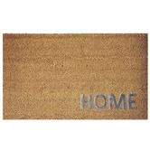 Welcome Weave Natural Austine Home Coir Doormat with Stainless Steel Lettering