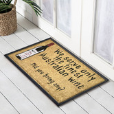 Welcome Weave Rubber and Coir Serve Wine Door Mat