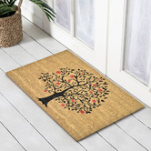 Welcome Weave PVC Back CoirTree Apple