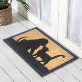 Welcome Weave Dog &amp; Cat Shadow Doormat
