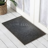 Welcome Weave Grey Palm Marine Outdoor Doormat