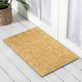 Welcome Weave Natural Hand-Woven Coir Doormat