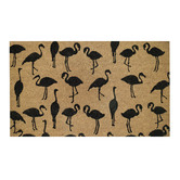 Welcome Weave Flamingos Outdoor Doormat
