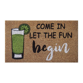 Welcome Weave Let The Fun Begin Outdoor Doormat