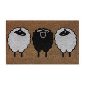 Welcome Weave Country Sheeps Outdoor Doormat