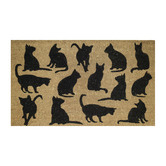 Welcome Weave Fur Babies Cats Outdoor Doormat