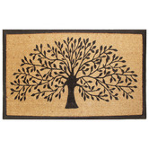 Welcome Weave Large Rubber and Coir Tree of Life Door Mat