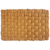 Welcome Weave Kenny 90cm Basket Weave Coir Rope Doormat