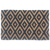 Welcome Weave Black Diamond Coconut Coir Doormat