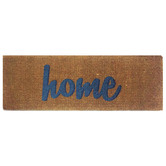 Welcome Weave Blue Home Coconut Coir Doormat