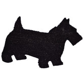 Welcome Weave Scotty Dog PVC Backed Coconut Coir Doormat