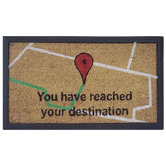 Welcome Weave Destination Rubber with Coir Doormat