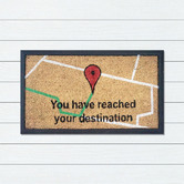 Welcome Weave Destination Rubber with Coir Doormat