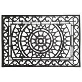 Welcome Weave Philagree Rubber Doormat