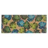 Welcome Weave Monstera Coir Doormat