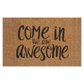 Welcome Weave Awesome Coconut Coir Doormat