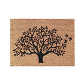 Welcome Weave Tree Coconut Coir Doormat