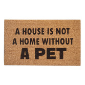 Welcome Weave Home Without a Pet Coconut Coir Doormat