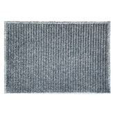 Welcome Weave Light Grey Marine Border Doormat