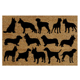Welcome Weave Lots of Dogs Coconut Coir Doormat