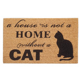 Welcome Weave Home Cat Coconut Coir Doormat