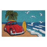 Welcome Weave WV Bug Beach Coconut Coir Doormat