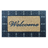 Welcome Weave Welcome Rubber &amp; Coir Doormat
