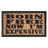 Welcome Weave Born Free Now Expensive Coconut Coir Doormat