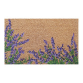 Welcome Weave Lavender Bush Coconut Coir Doormat