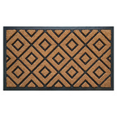 Welcome Weave Diamond Coconut Coir Doormat
