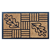 Welcome Weave Leaves Coconut Coir Doormat