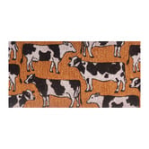 Welcome Weave Dairy Cows Coconut Coir Doormat