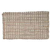 Welcome Weave Pirr Two Tone Bubble Hand-Knotted Jute Doormat