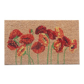 Welcome Weave Altheia Poppies Coir Doormat
