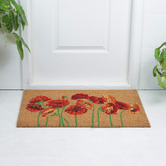 Welcome Weave Altheia Poppies Coir Doormat