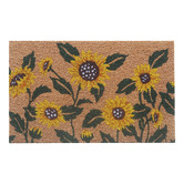 Welcome Weave Paige Sunflower Coir Doormat