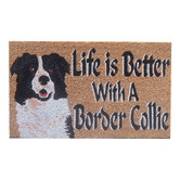 Welcome Weave Ruby Beagle Colie Coir Doormat
