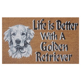 Welcome Weave Retriever Coir Doormat