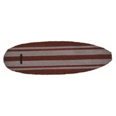 Welcome Weave Red Surfboard Coir Doormat