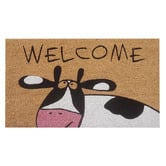 Welcome Weave Welcome Cow Coir Doormat