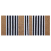 Welcome Weave Stripes Coir Doormat